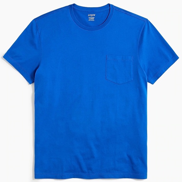J. CREW Pocket Tee Slim Jersey Washed T-Shirt Rustic Blue NWT - Picture 9 of 9